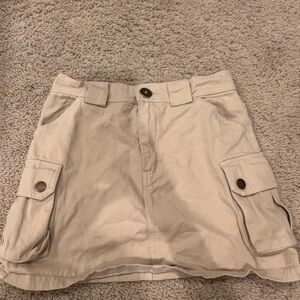 Princess Polly Beige Mini Skirt